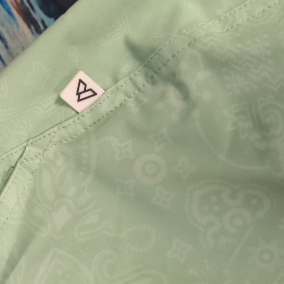 ALPINE designs green bandana swim trunks size XXL big and tall - Picture 2 of 6